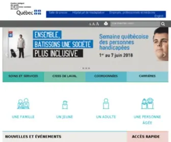 Lavalensante.com(CISSS de Laval) Screenshot