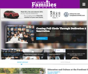 Lavalfamilies.com(Laval Families Magazine) Screenshot