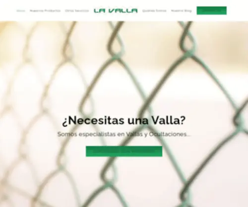 Lavalla.net(Especialistas en vallas y ocultaciones) Screenshot