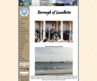 Lavallette.org(Borough of Lavallette) Screenshot