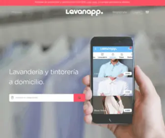 Lavanapp.com(Lavanapp, la tintorería app en Madrid) Screenshot