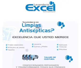 Lavanderiaexcel.com(Lavanderia excel domicilios norte de bogota) Screenshot