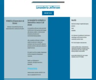 Lavanderiajefferson.ch(Lavaggio ecologico e innovativo) Screenshot