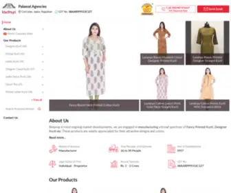 Lavanyaindia.com(Manufacturer of Ladies Kurti & Casual Top from Jaipur) Screenshot