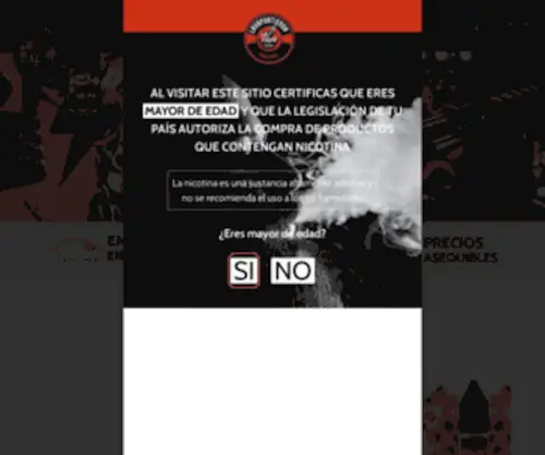 Lavaportienda.com(Tienda de cigarrillos electrónicos online) Screenshot