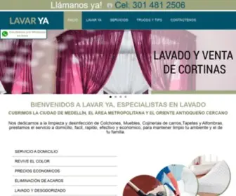 Lavarya.com(Lavado de Muebles Medellin) Screenshot