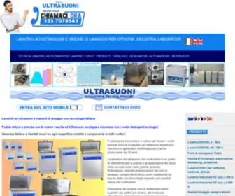 Lavatrici-Ultrasuoni.com(Lavatrici ad ultrasuoni) Screenshot