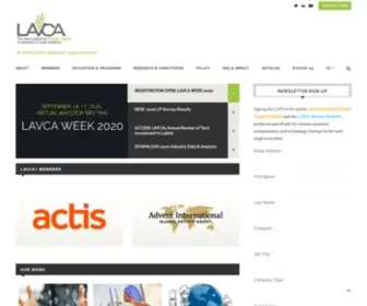 LavCa.org(The Association for Private Capital Investment in Latin America LAVCA) Screenshot