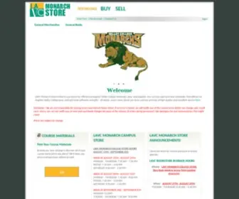 LavCbookstore.com(LAVC Monarch Store online) Screenshot