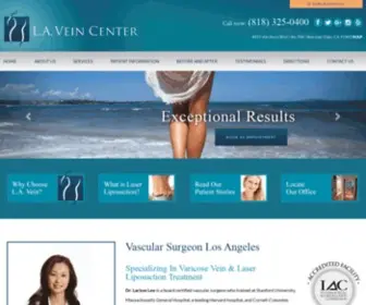 Laveincenter.com(Dr. Larisse Lee at the L.A. Vein Center) Screenshot