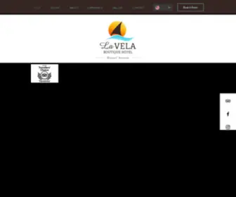 Lavelahotel.com(La Vela Boutique Hotel in Manuel Antonio) Screenshot