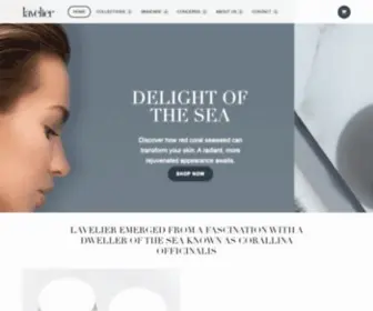 Lavelier.com(Lavelier Skin Care) Screenshot