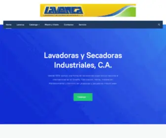 Lavenca-Anaco.com(Lavadoras y Secadoras Industriales) Screenshot