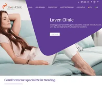 Lavenclinic.com(LaVen Clinic for Advanced Laser Treatments) Screenshot