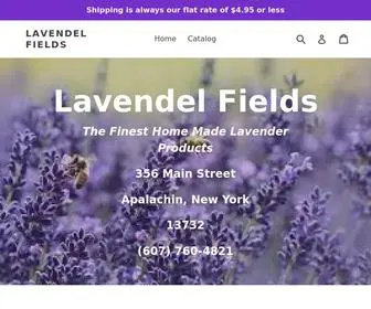 Lavendelfields.com(Lavender Products) Screenshot