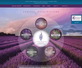 Lavender-Retreat.com(Lavender Retreat Wellness Club Therapies) Screenshot