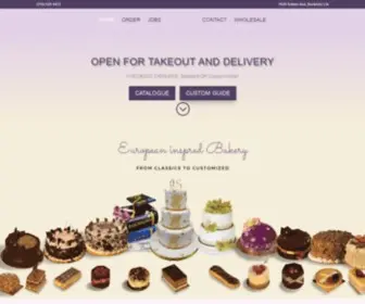 Lavenderbakeries.com(Lavender Bakery & Cafe') Screenshot