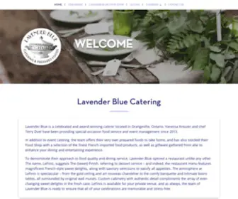 Lavenderbluecatering.com(Lavender Blue Catering) Screenshot