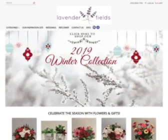 Lavenderfieldsflowers.com(Ashburn Florist) Screenshot