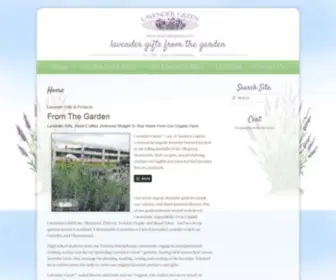 Lavendergreen.com(Organic Lavender Farm Knox) Screenshot