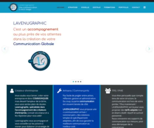 Lavenugraphic.fr(Graphiste) Screenshot