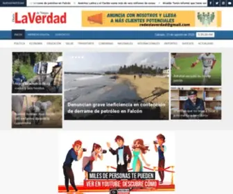 Laverdaddevargas.com(Pagina de Inicio) Screenshot