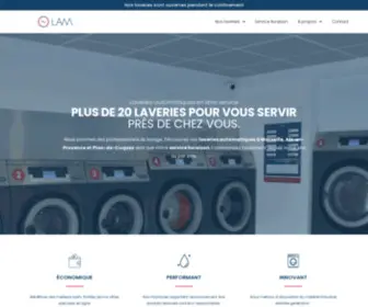 Laveries-Lam.fr(Laverie automatique Marseille) Screenshot