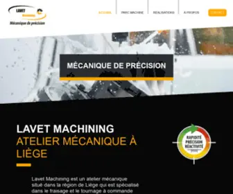 Lavet-Machining.com(Lavet Machining) Screenshot