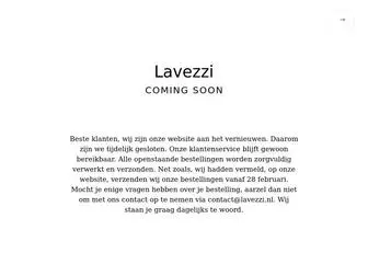 Lavezzi.nl(Gaat binnenkort open) Screenshot