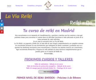 Laviareiki.es(Cursos de Reiki en Madrid) Screenshot