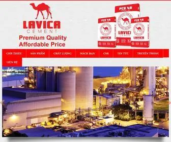 Lavicacement.com(LAVICA CEMENT) Screenshot