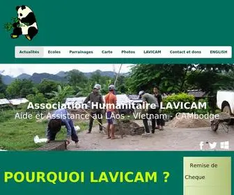 Lavicam.org(Toutes les missions financées par LAVICAM) Screenshot