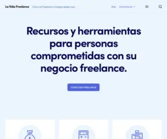 Lavidafreelance.com(La Vida Freelance) Screenshot