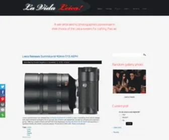 Lavidaleica.com(La Vida Leica) Screenshot