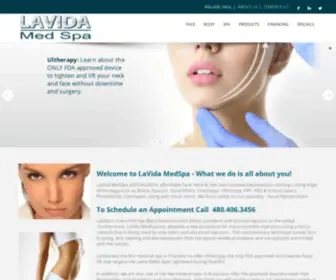 Lavidamedspa.com(LaVida Med Spa) Screenshot