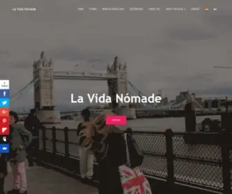 Lavidanomade.com(La Vida Nómade) Screenshot