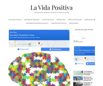 Lavidapositiva.com(La Vida Positiva) Screenshot