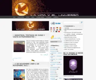 Lavidayeluniverso.com.ar(La Vida y el Universo) Screenshot