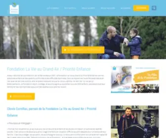 Lavieaugrandair.fr(Fondation La Vie au Grand Air Priorité Enfance) Screenshot