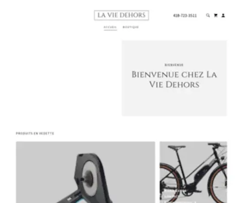 Laviedehors.net(Sport, Vélo) Screenshot