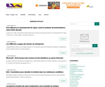 Lavienumerique.com(La Vie Numerique : L'hebdomadaire grand public des loisirs numériques) Screenshot