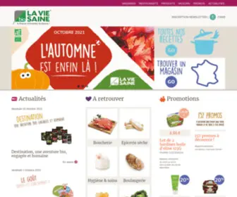 Laviesaine.fr(Magasin Bio) Screenshot