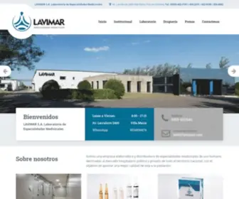 Lavimar.com(Lavimar Laboratorio de Especialidades Medicinales) Screenshot