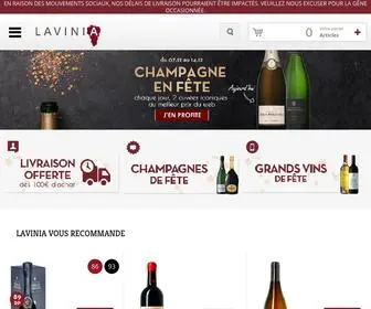 Lavinia.fr(Acheter vins en ligne) Screenshot
