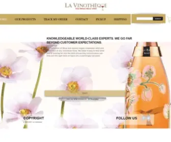 Lavinotheque.us(Shop Wines) Screenshot