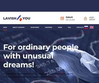 Lavish4You.com(For ordinary people with unusual dreams) Screenshot