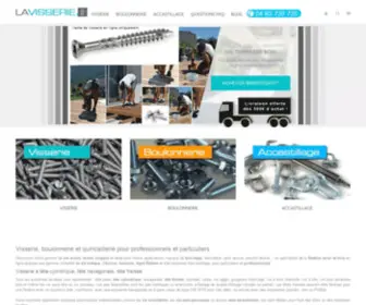 Lavisserie.fr(Visserie et boulonnerie acier et inox pour particulier et Pro) Screenshot