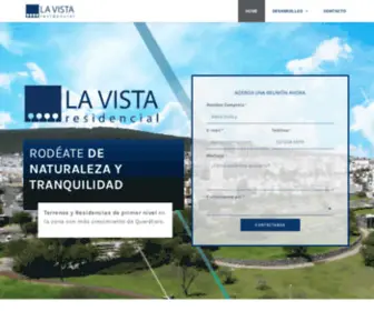 LavistaqRo.com(La Vista Residencial Querétaro) Screenshot