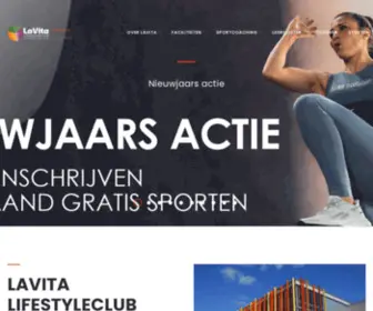 Lavitaveenendaal.nl(Sportschool met Fitness) Screenshot