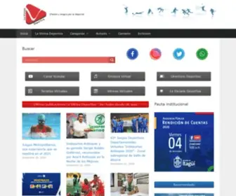 Lavitrinadeportiva.com(La Vitrina Deportiva ¡Pasión y alegría por el deporte) Screenshot